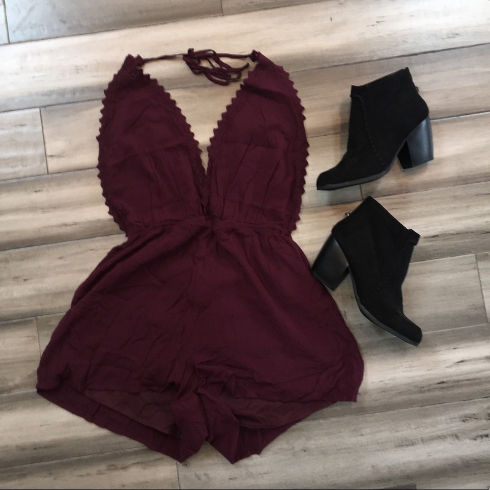 Kendall and Kylie halter romper